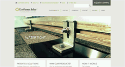 Desktop Screenshot of ecofastensolar.com